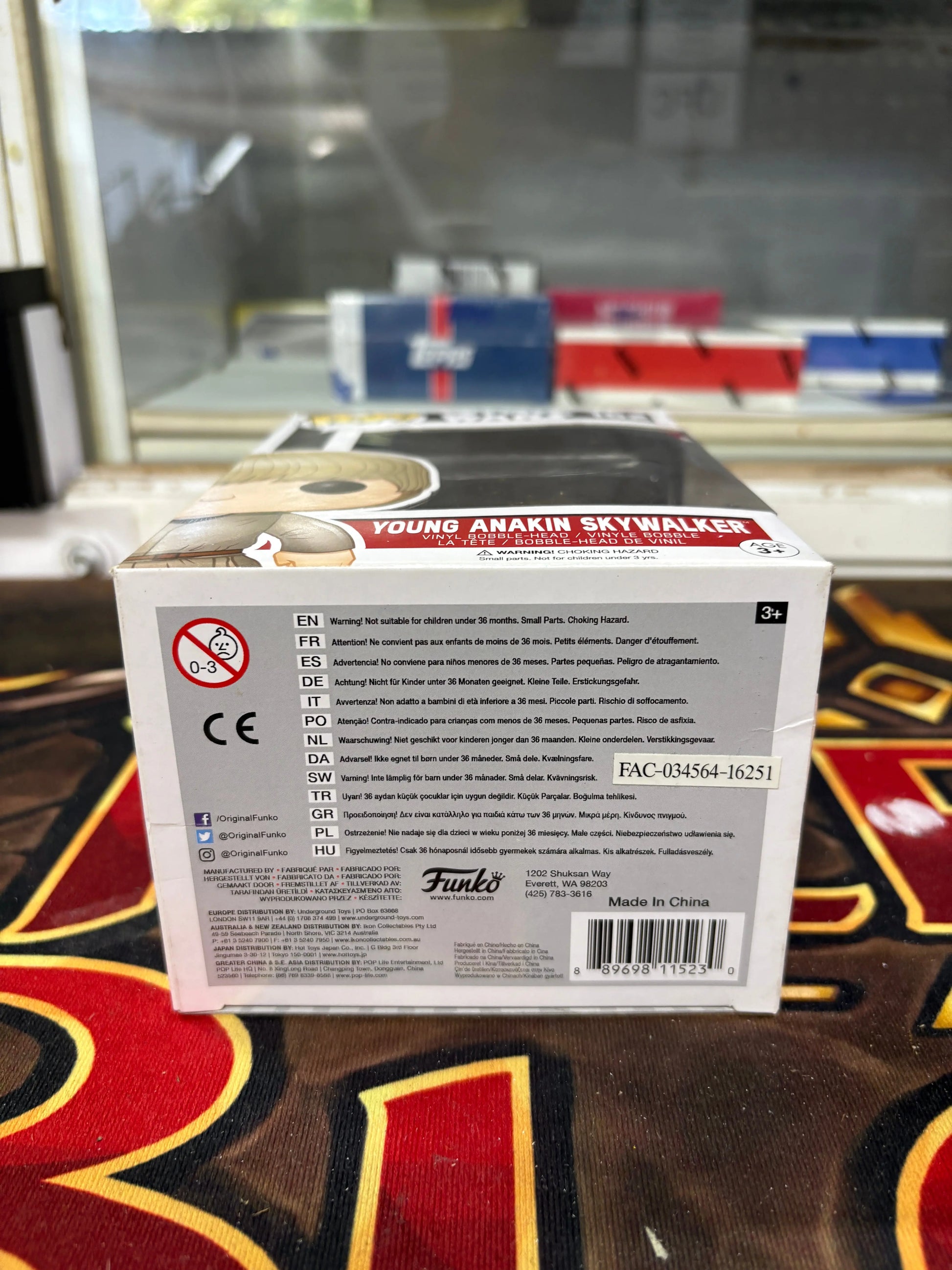 Funko Pop Star Wars Young Anakin Skywalker 162 FRENLY BRICKS - Open 7 Days