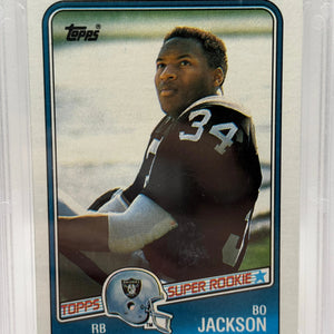 1988 Topps NFL #327 Bo Jackson Rookie Raiders GMA 10 Gem Mint FRENLY BRICKS - Open 7 Days