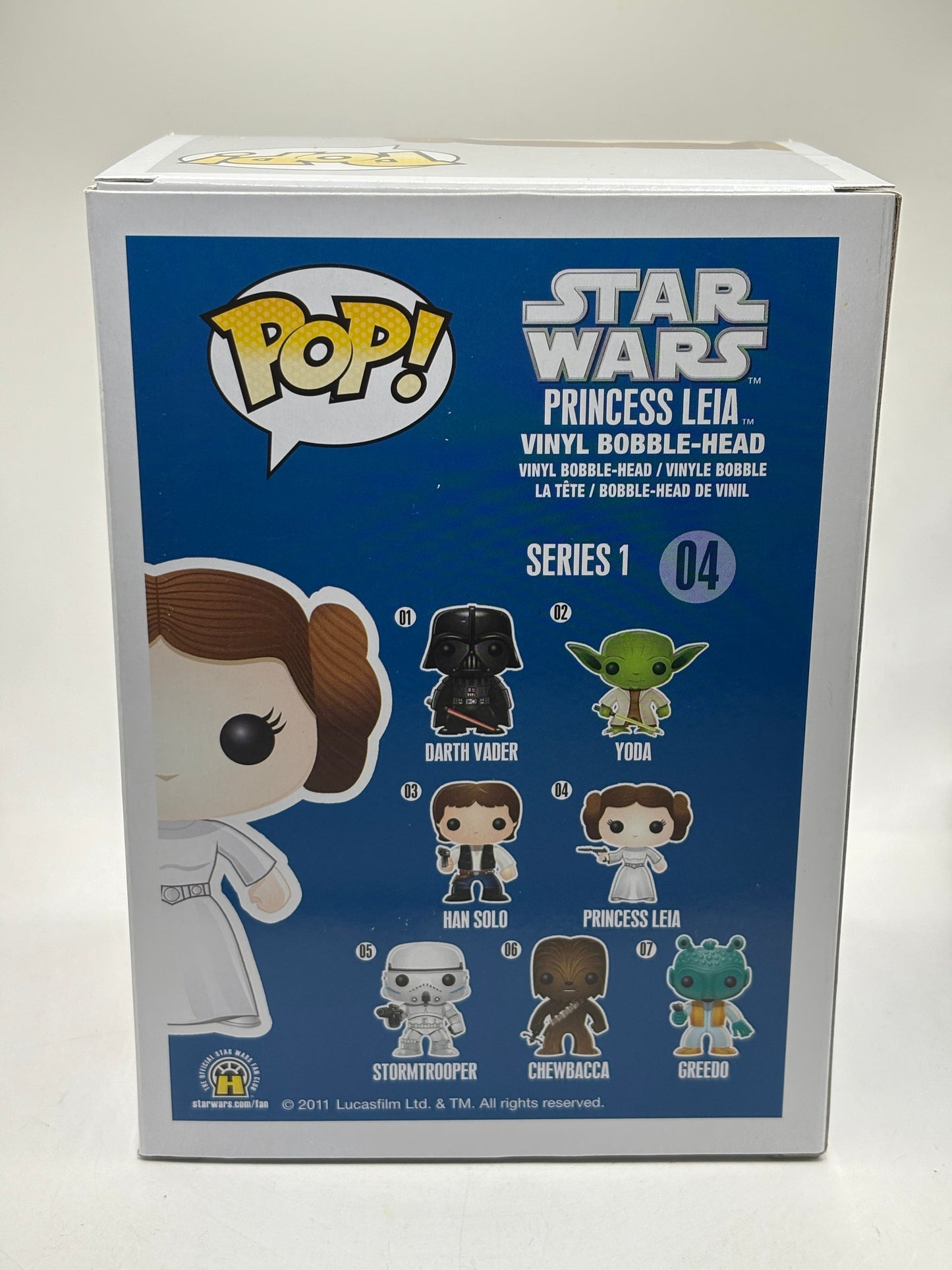 Funko POP Star Wars #04 Princess Leia Vinyl Bobble Head 2017 FRENLY BRICKS - Open 7 Days