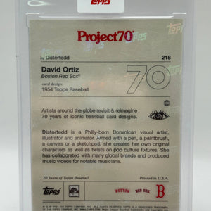 2021 Topps Project70 #218 David Ortiz By Distortedd 1954 Topps Baseball FRENLY BRICKS - Open 7 Days