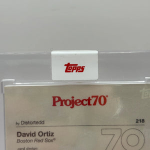 2021 Topps Project70 #218 David Ortiz By Distortedd 1954 Topps Baseball FRENLY BRICKS - Open 7 Days