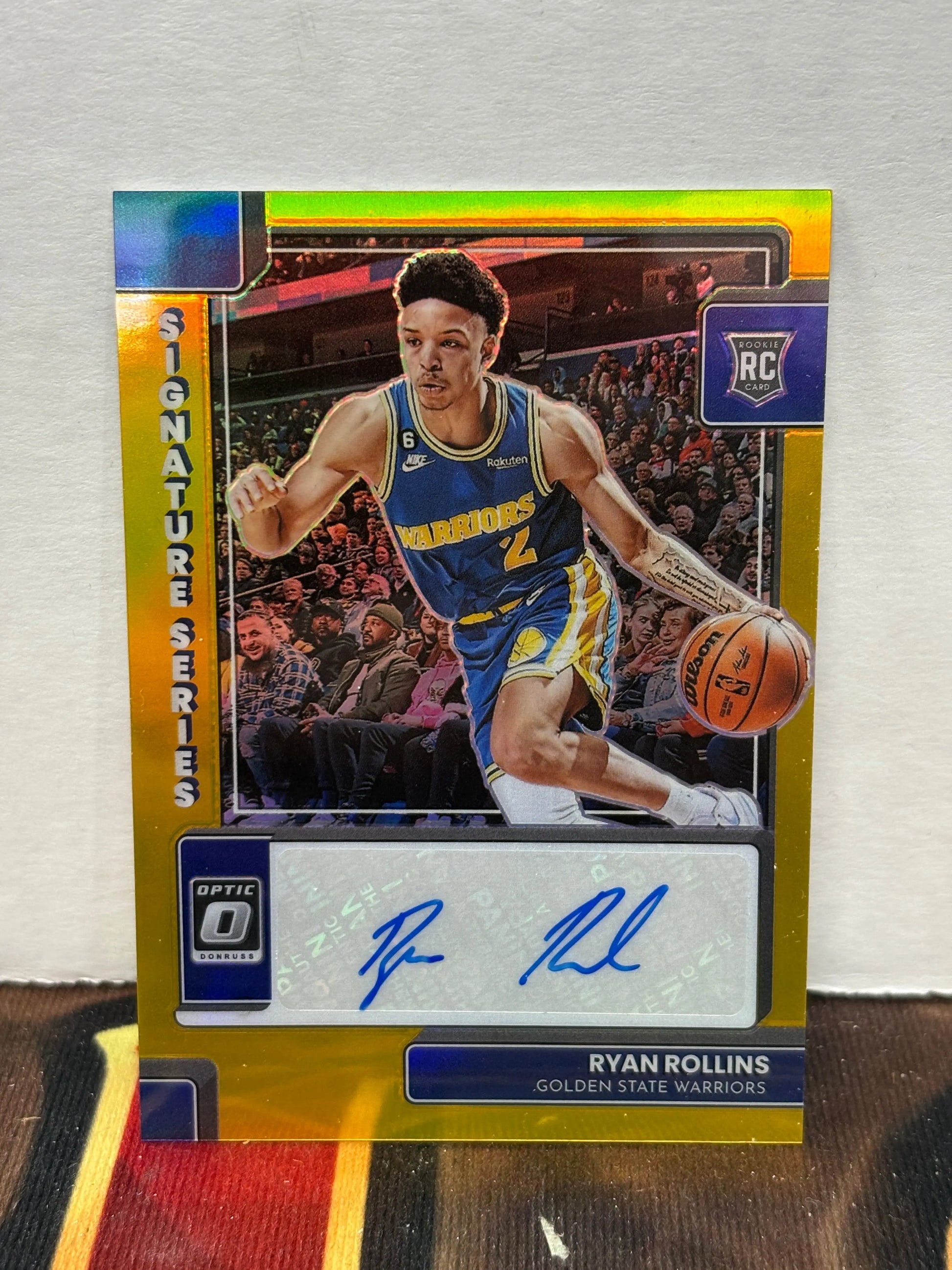 Ryan Rollins GOLD PRIZM AUTO /10 2022-23 Panini Optic ROOKIE CARD RC | BUCKS FRENLY BRICKS - Open 7 Days