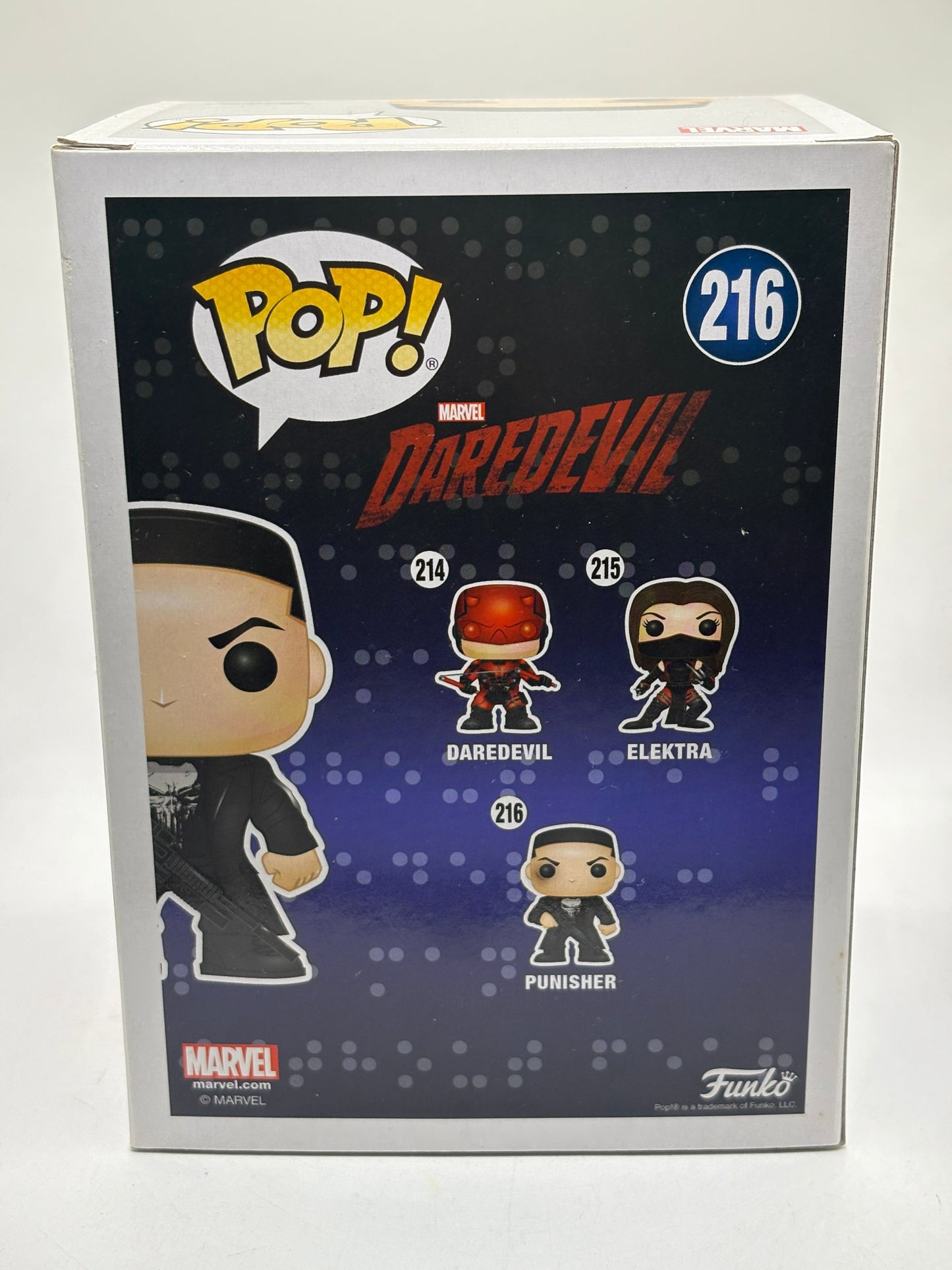 Funko POP! Marvel Daredevil #216 Punisher Vinyl Bobble Head FRENLY BRICKS - Open 7 Days