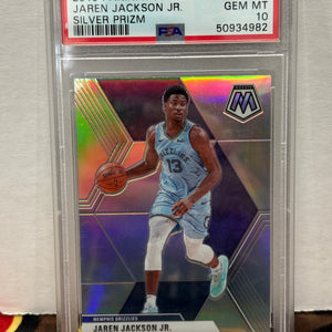 2019 Panini Mosiac Jaren Jackson Jr. Silver Prizm PSA 10 FRENLY BRICKS - Open 7 Days