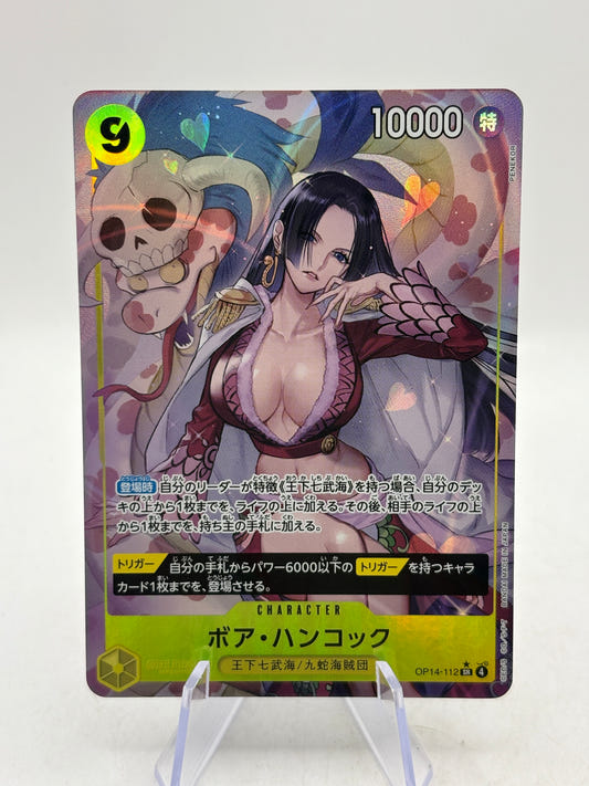 One Piece TCG Japanese - Boa Hancock OP14-112 SR* Alt Art Japanese NM