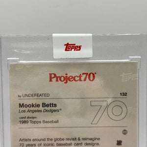 2021 Topps Project70 #132 1989 Topps Baseball Mookie Betts by Undefeated FRENLY BRICKS - Open 7 Days