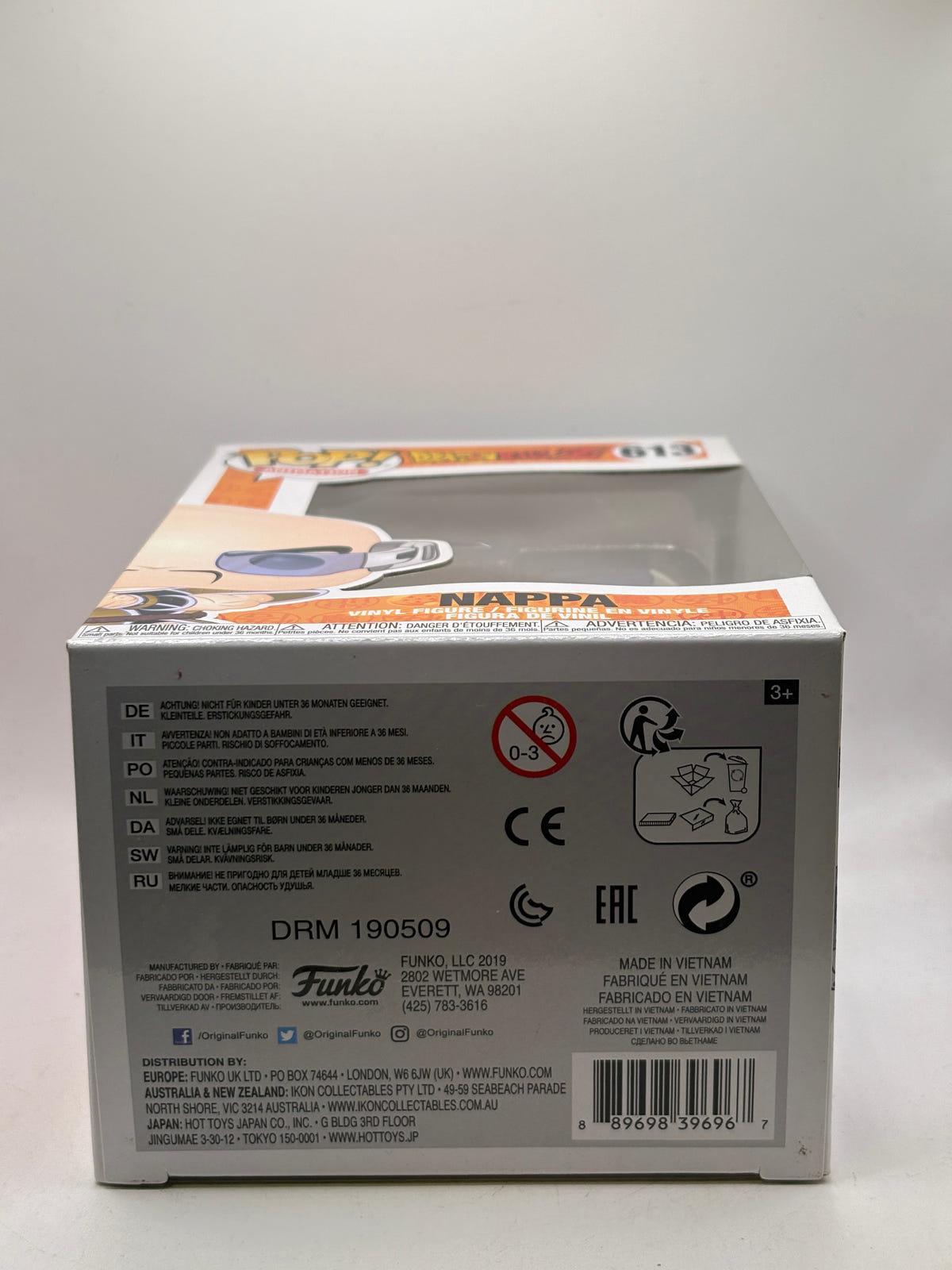 Funko POP! Animation Dragon Ball Z #613 Nappa Vinyl Figure image 4