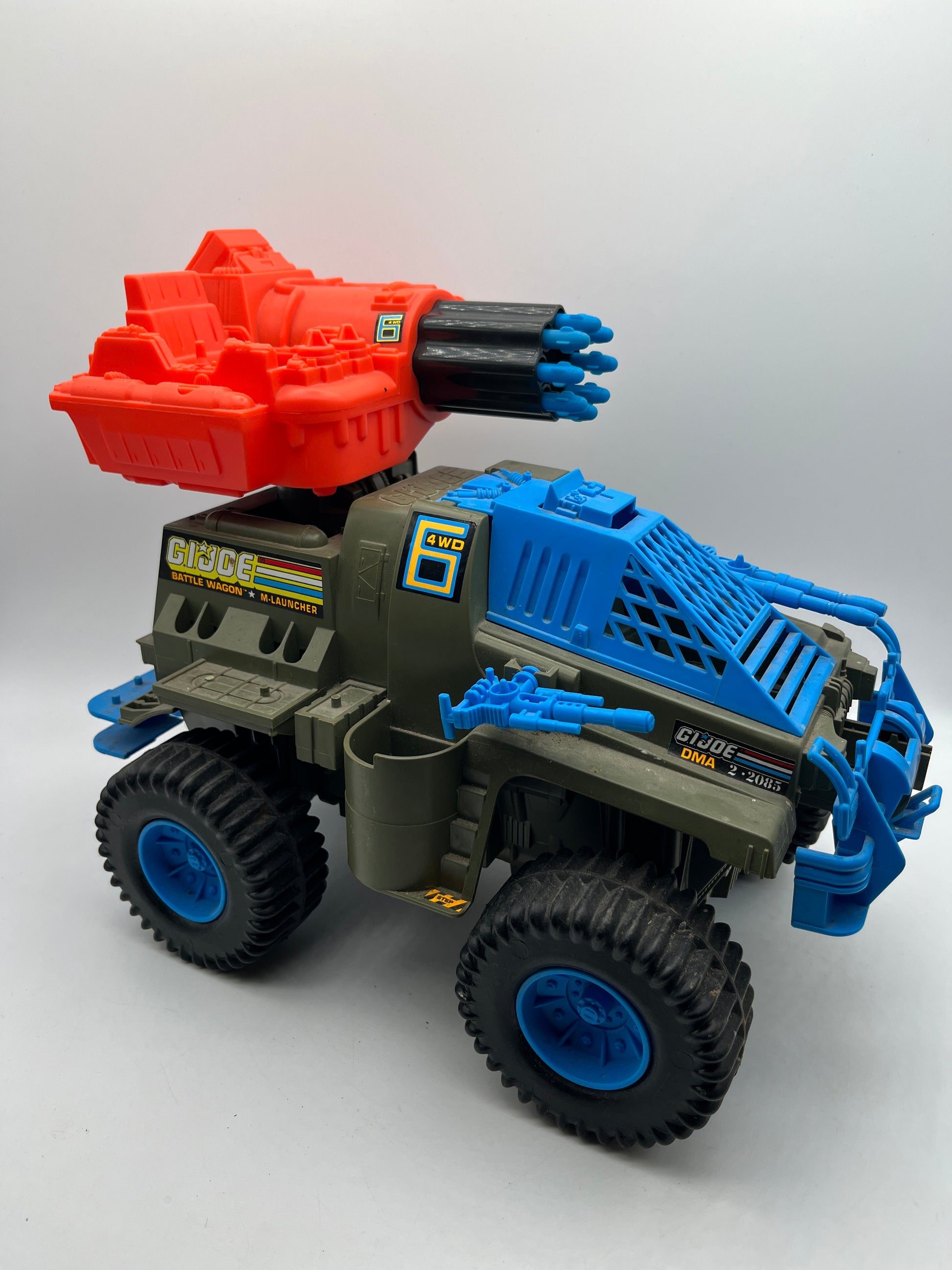 Vintage 1990 Hasbro G.I. Joe "Battle Wagon" Vehicle with Launcher and missiles FRENLY BRICKS - Open 7 Days