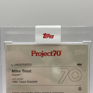 2021 Topps Project70 #464 1960 Topps Baseball Mike Trout By Undefeated FRENLY BRICKS - Open 7 Days