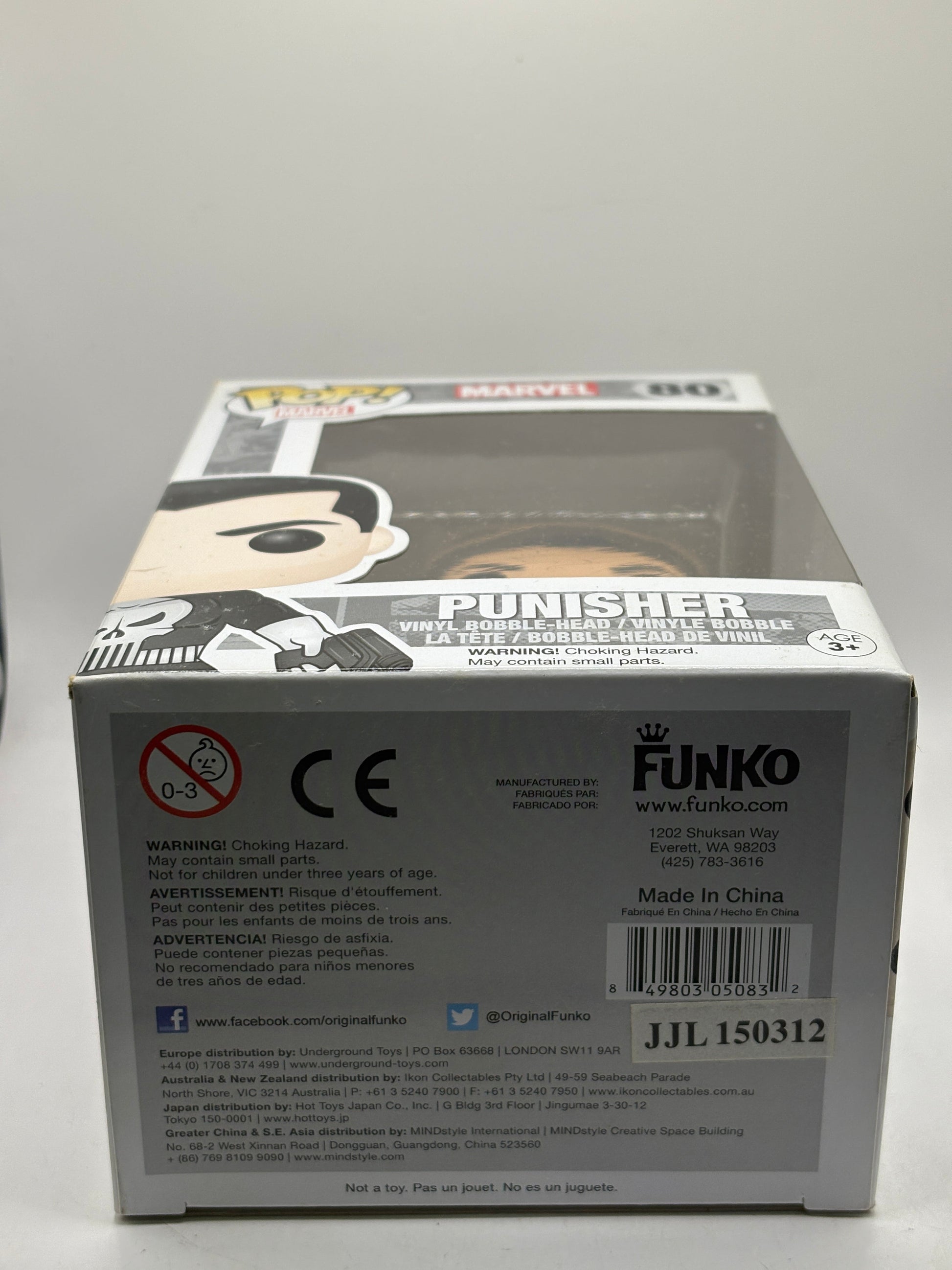Funko POP! Marvel #80 Punisher Vinyl Bobble Head 2015 FRENLY BRICKS - Open 7 Days