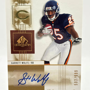 2007 SP Chirography Football #121 Garrett Wolfe Auto /699 FRENLY BRICKS - Open 7 Days