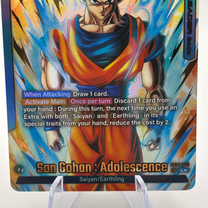 Dragon Ball Fusion World TCG - Son Gohan : Adolescence FB04-026 Leader Alt FRENLY BRICKS - Open 7 Days