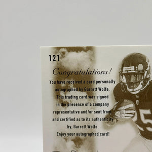 2007 SP Chirography Football #121 Garrett Wolfe Auto /699 FRENLY BRICKS - Open 7 Days