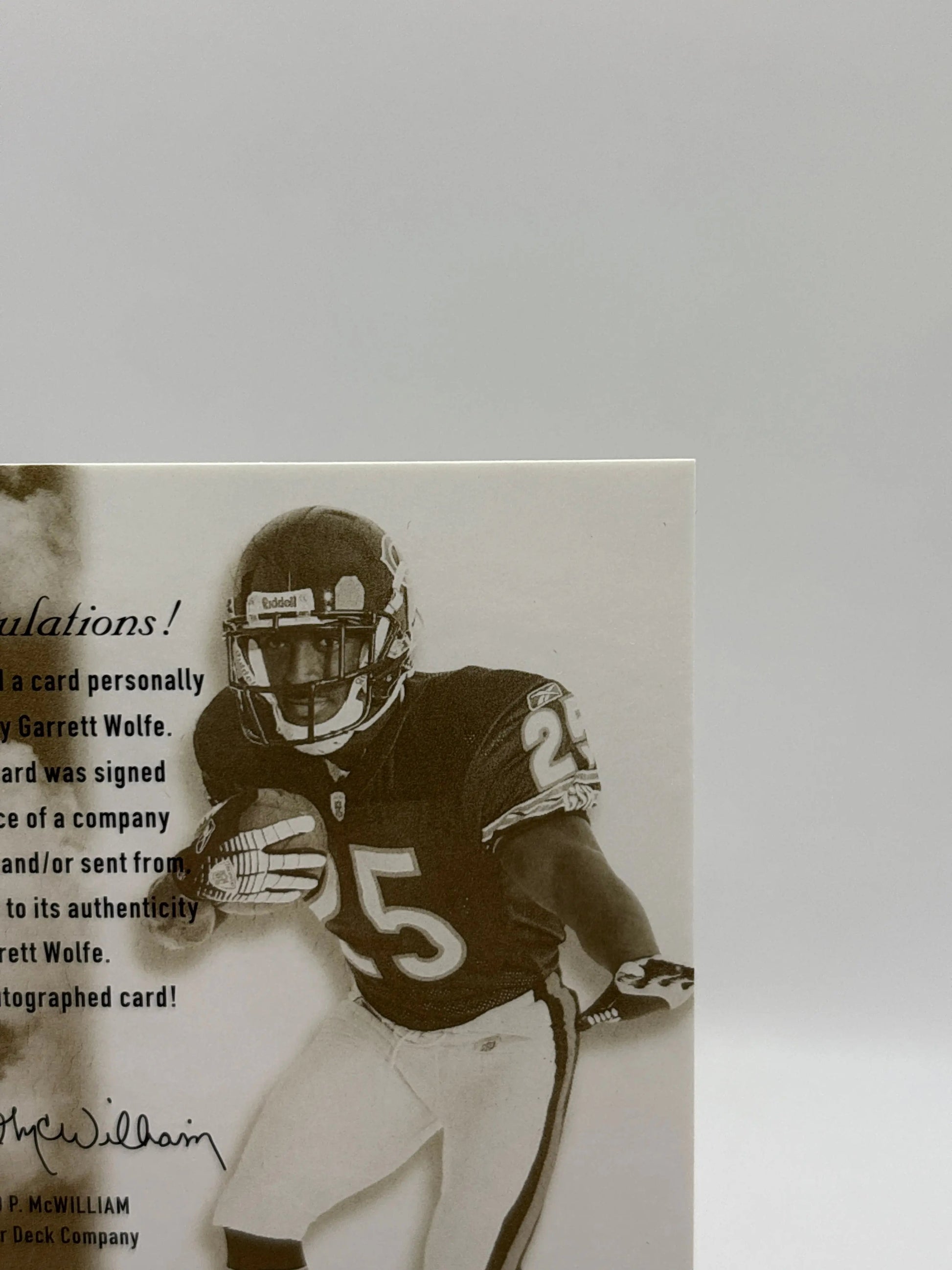 2007 SP Chirography Football #121 Garrett Wolfe Auto /699 FRENLY BRICKS - Open 7 Days