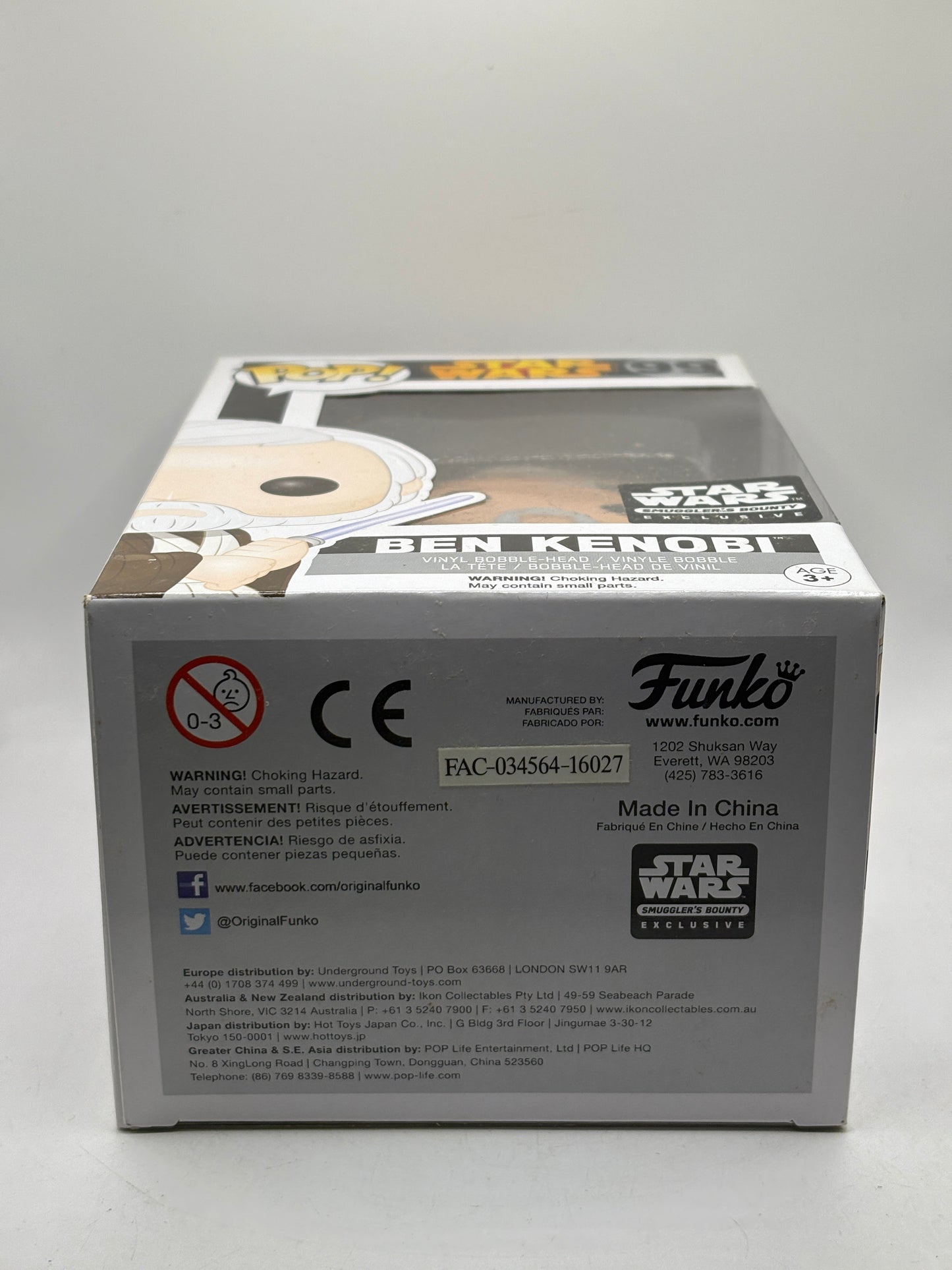 Funko POP! Star Wars #99 Ben Kenobi Vinyl Bobble Head Smugglers Bounty FRENLY BRICKS - Open 7 Days
