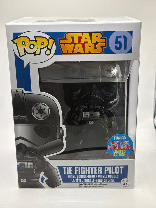Funko POP! Star Wars #51 Tie Fighter Pilot New York Comic Con Limited Edition FRENLY BRICKS - Open 7 Days