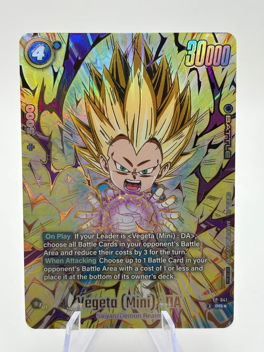 Dragon Ball Fusion World TCG - Vegeta (Mini) : DA FP-041 Promo Alt Art FRENLY BRICKS - Open 7 Days