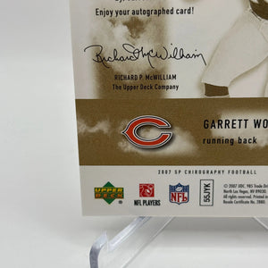 2007 SP Chirography Football #121 Garrett Wolfe Auto /699 FRENLY BRICKS - Open 7 Days