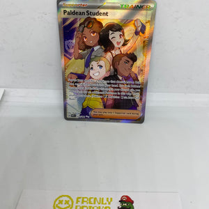 Paldean Student 231/091 - Paldea Fates -Full Art Rare (LP) FRENLY BRICKS - Open 7 Days