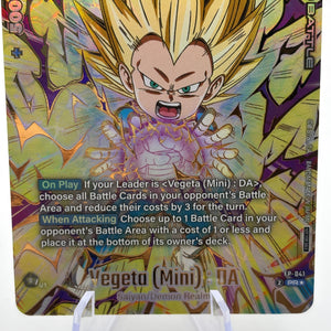 Dragon Ball Fusion World TCG - Vegeta (Mini) : DA FP-041 Promo Alt Art FRENLY BRICKS - Open 7 Days