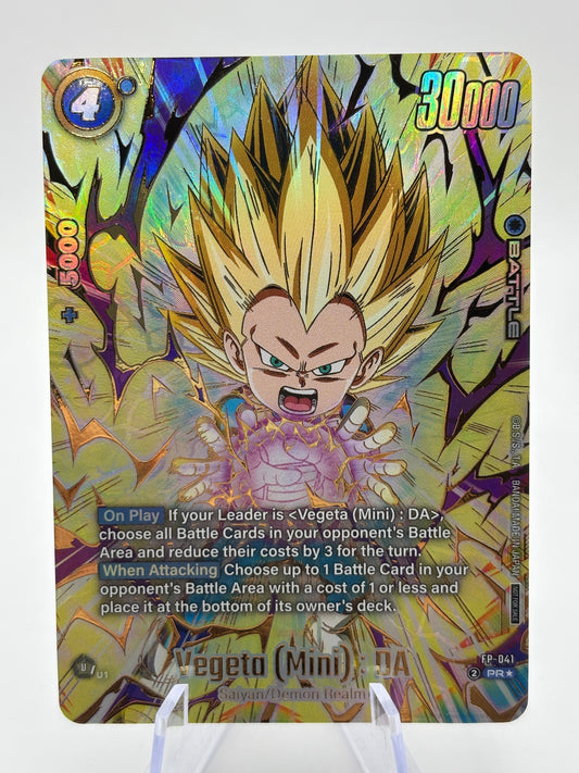 Dragon Ball Fusion World TCG - Vegeta (Mini) : DA FP-041 Promo Alt Art (1) FRENLY BRICKS - Open 7 Days