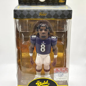 Funko POP! Gold NFL Lamar Jackson Premium Vinyl Figure Series One FRENLY BRICKS - Open 7 Days