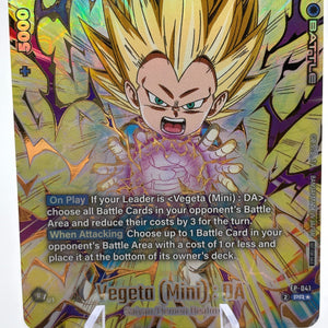 Dragon Ball Fusion World TCG - Vegeta (Mini) : DA FP-041 Promo Alt Art (1) FRENLY BRICKS - Open 7 Days