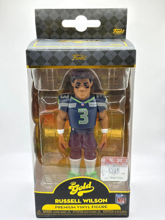 Funko POP! Gold NFL Russell Wilson Premium Vinyl Figure Series One FRENLY BRICKS - Open 7 Days