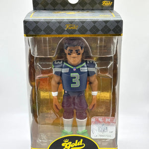 Funko POP! Gold NFL Russell Wilson Premium Vinyl Figure Series One FRENLY BRICKS - Open 7 Days