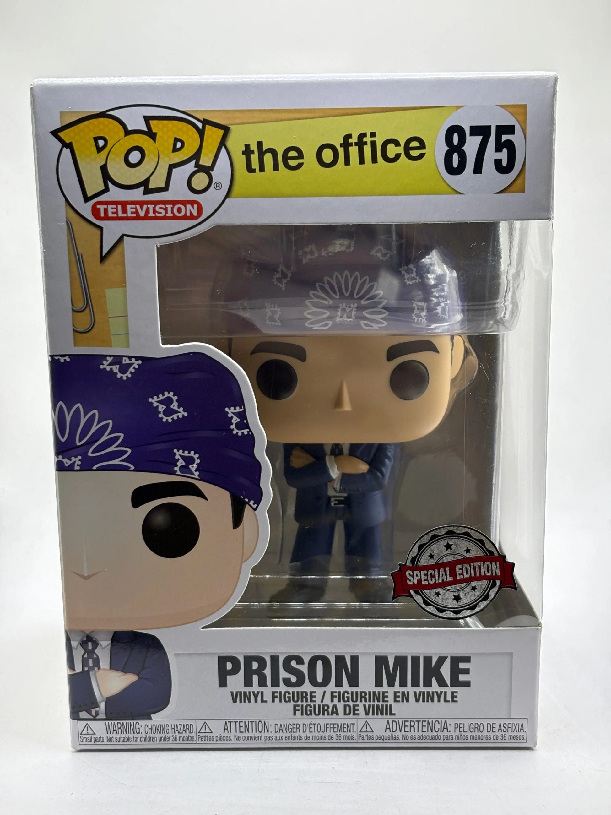 Funko POP! Television The Office #875 Prison Mike Special Edition FRENLY BRICKS - Open 7 Days image 1