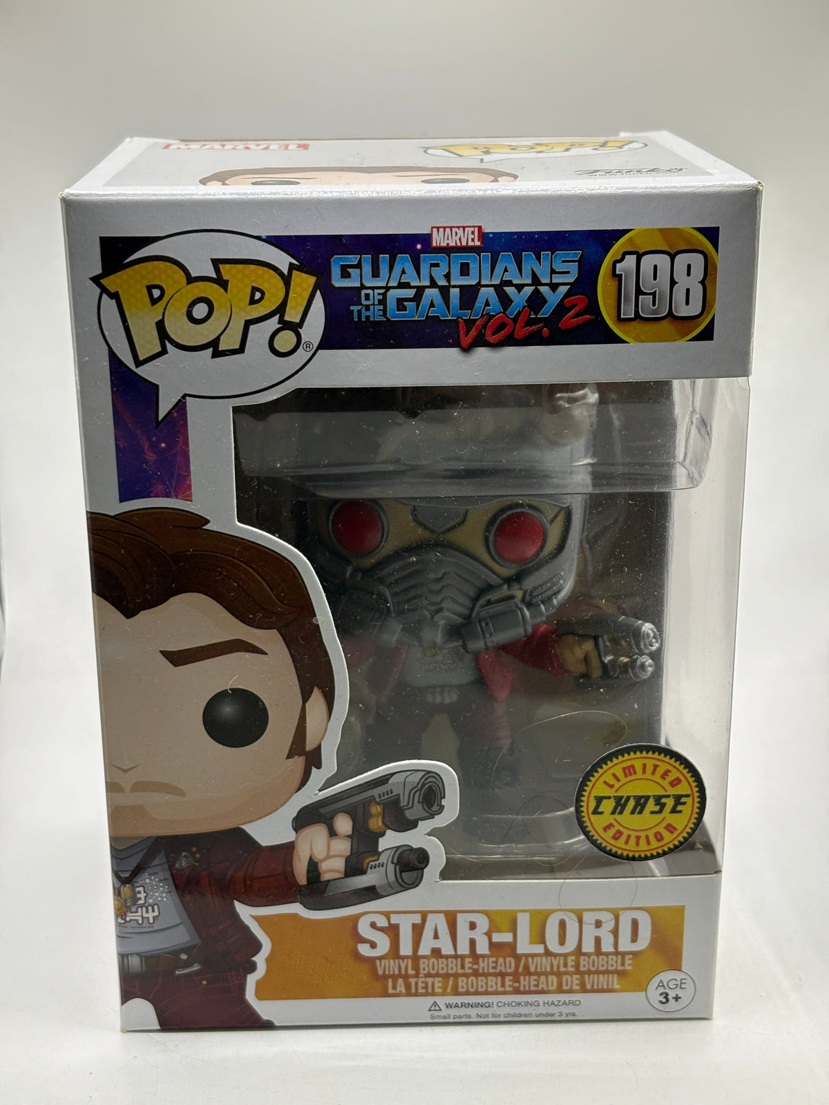 Funko POP! Marvel Guardians of the Galaxy #198 Star-Lord Limited Chase image 1