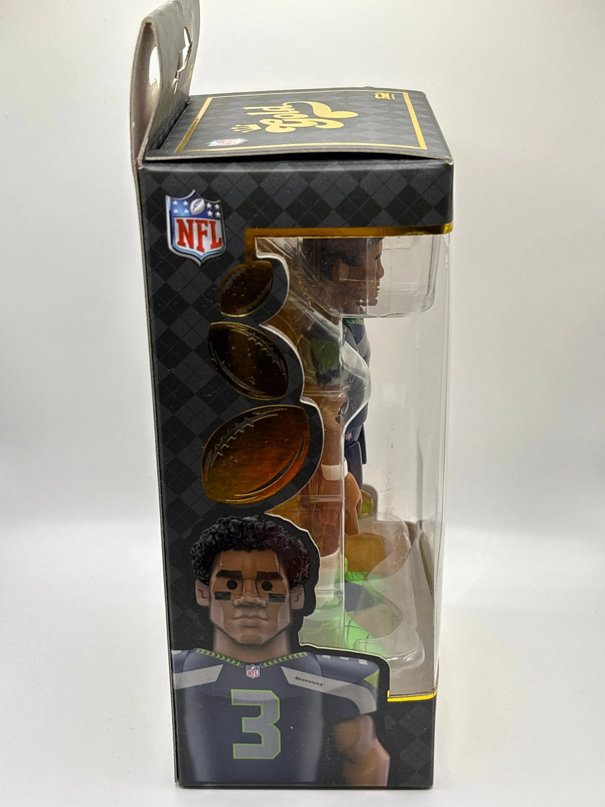 Funko POP! Gold NFL Russell Wilson Premium Vinyl Figure Series One FRENLY BRICKS - Open 7 Days