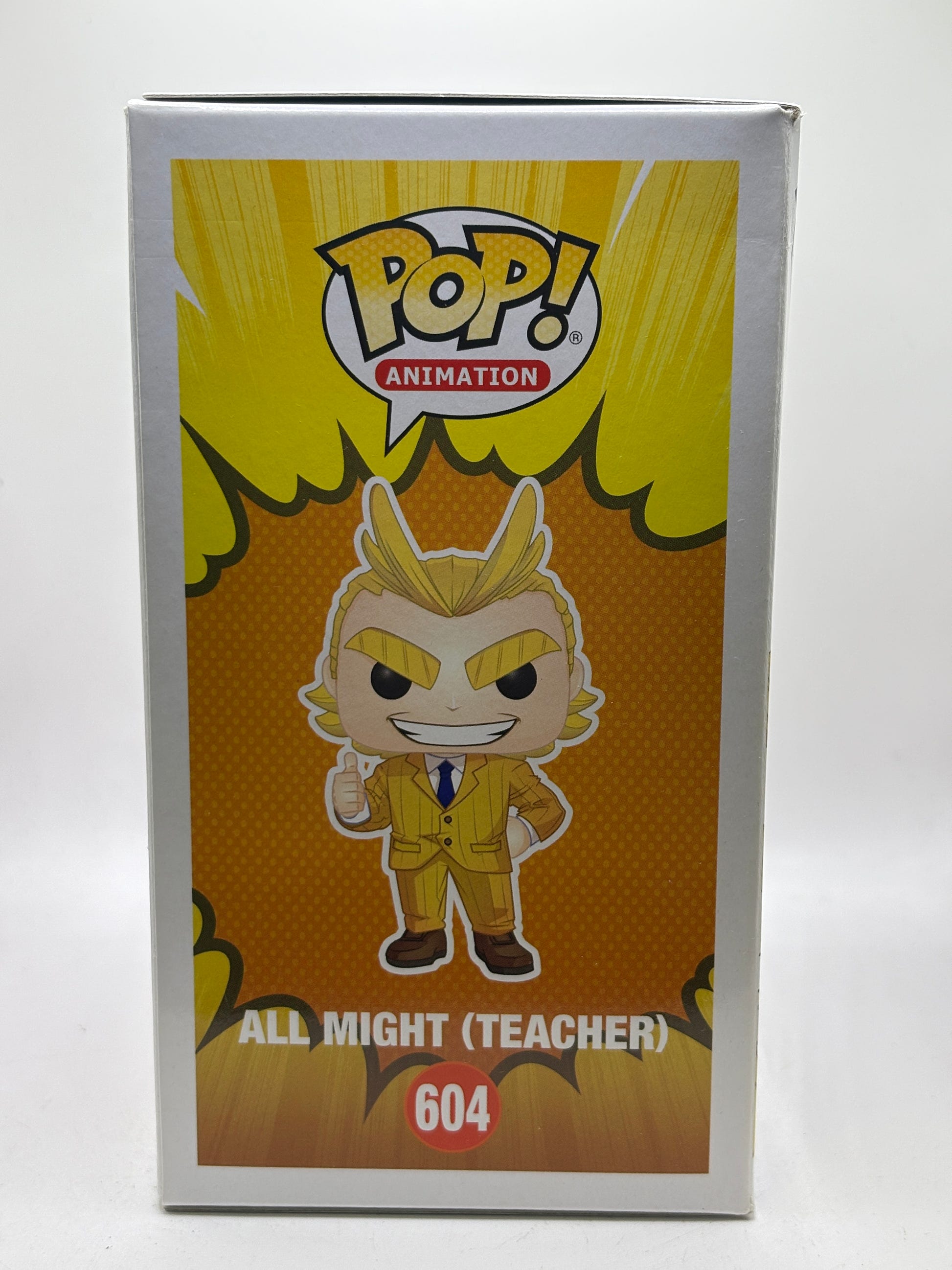Funko POP! Animation My Hero Academia #604 All Might (Teacher) Vinyl Figure image 4