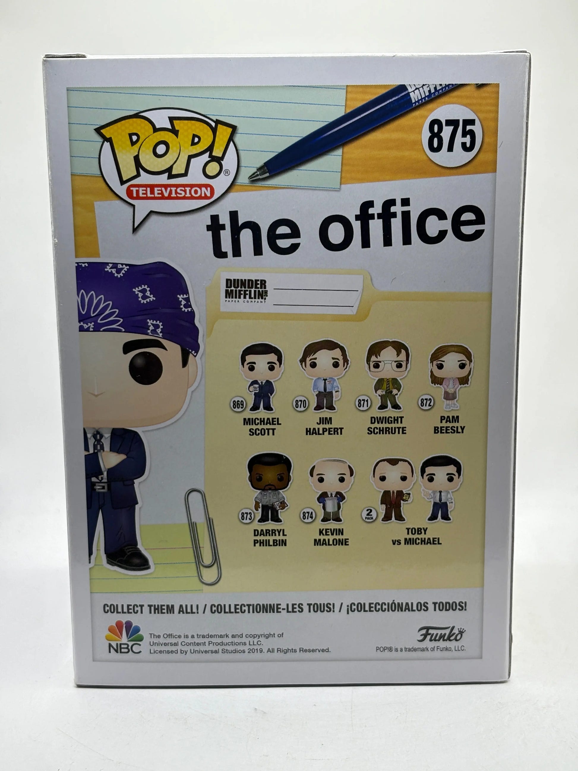 Funko POP! Television The Office #875 Prison Mike Special Edition FRENLY BRICKS - Open 7 Days image 3