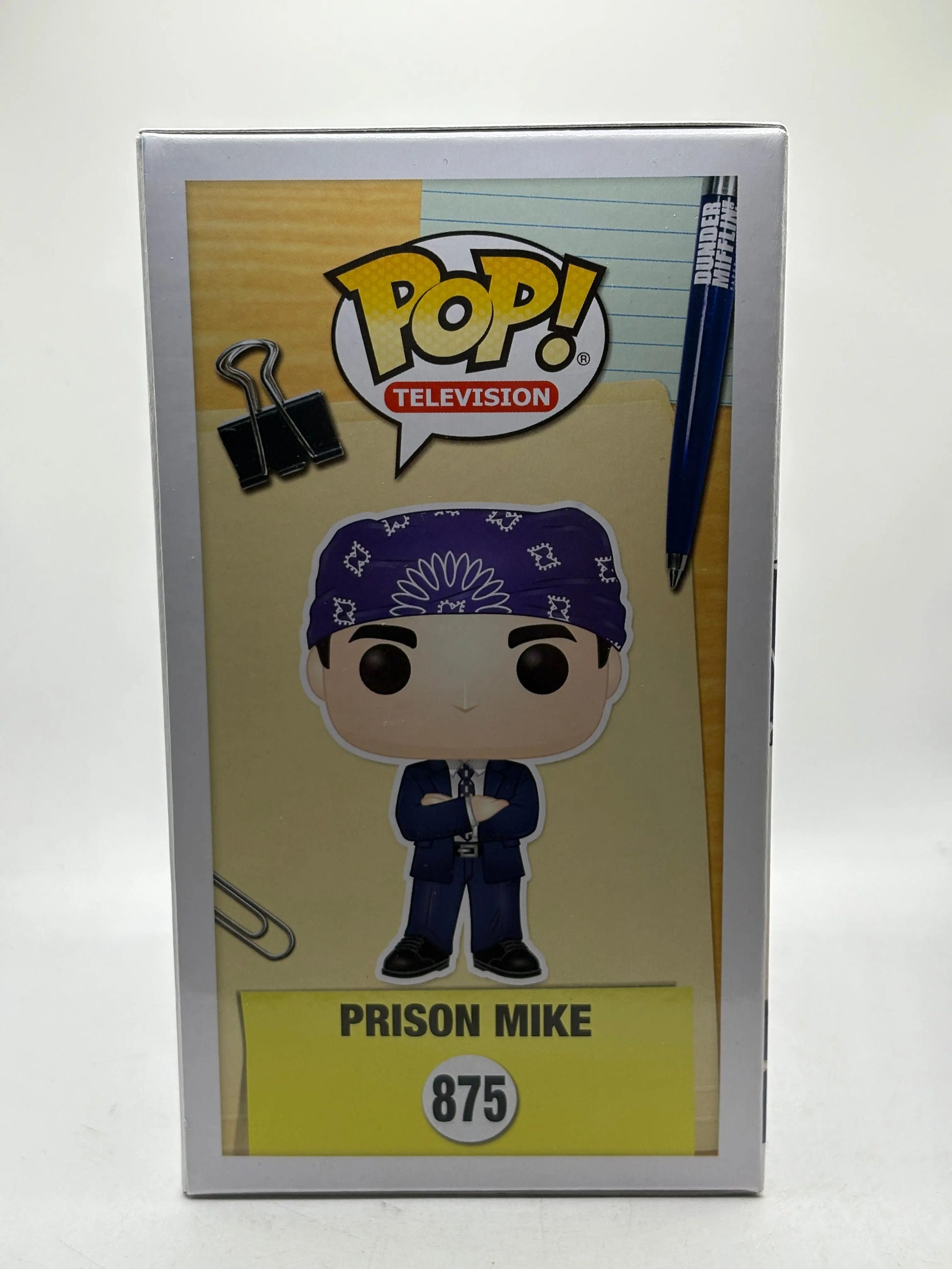 Funko POP! Television The Office #875 Prison Mike Special Edition FRENLY BRICKS - Open 7 Days image 4