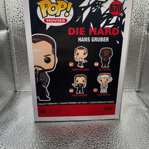 Funko POP - Movies - Die Hard Hans Gruber #670 FRENLY BRICKS - Open 7 Days