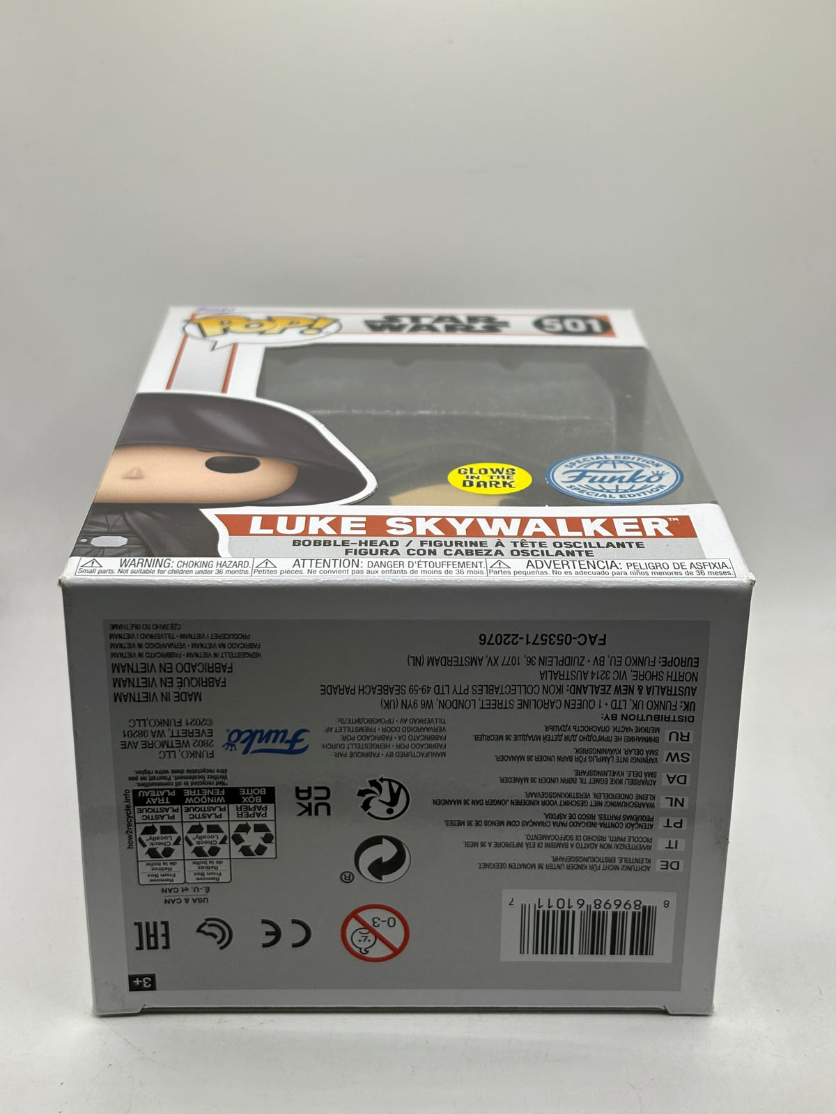 Funko POP! Star Wars #501 Luke Skywalker Glow Special Edition, photo 6 image 6