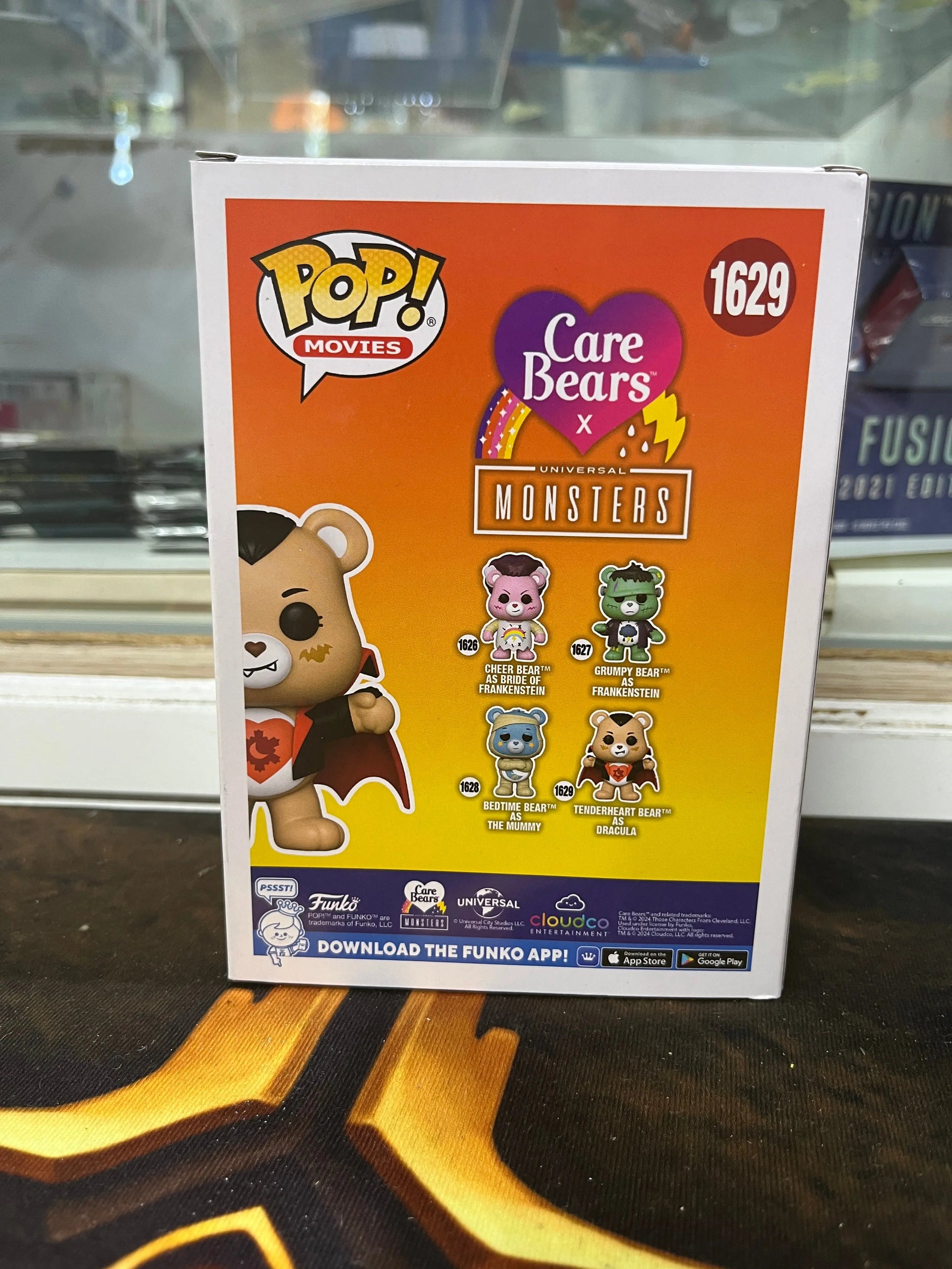 Funko POP! Care Bears Universal Monsters #1629 Tenderheart Bear as Dracula FRENLY BRICKS - Open 7 Days