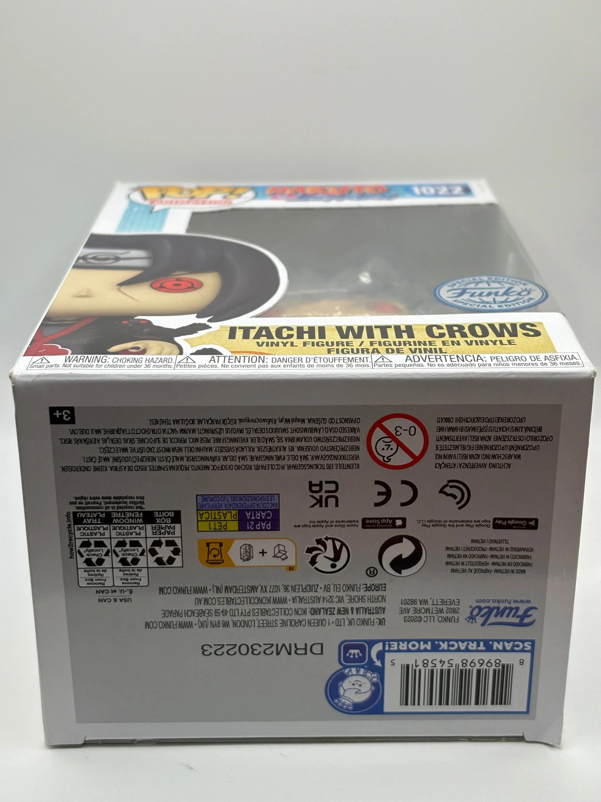 Funko POP! Animation Naruto Shippuden #1022 Itachi with Crows SE FRENLY BRICKS - Open 7 Days