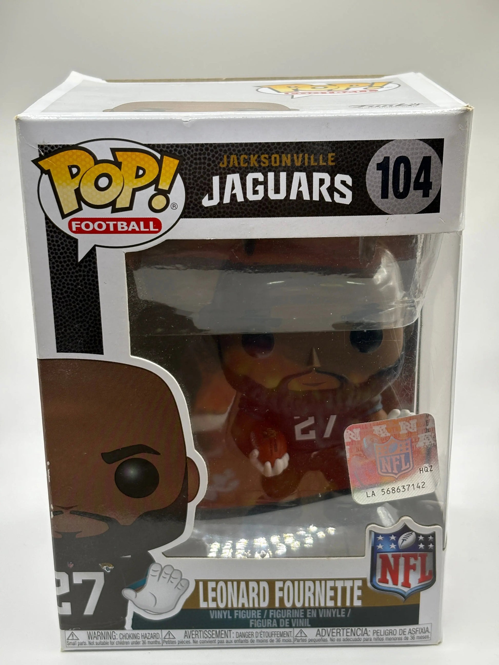 Funko POP! Football Jacksonville Jaguars #104 Leonard Fournette FRENLY BRICKS - Open 7 Days