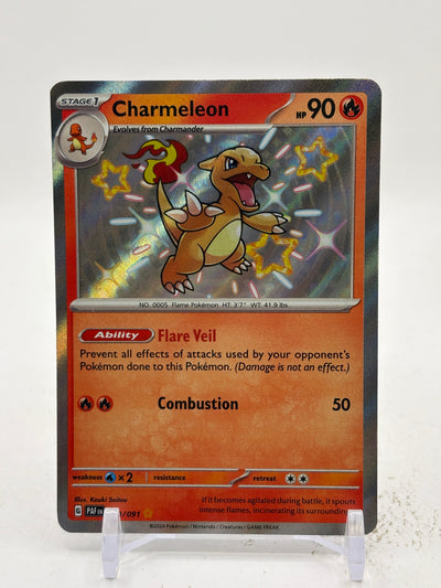 Pokemon TCG Paldean Fates - Charmeleon 110/091 Shiny NM