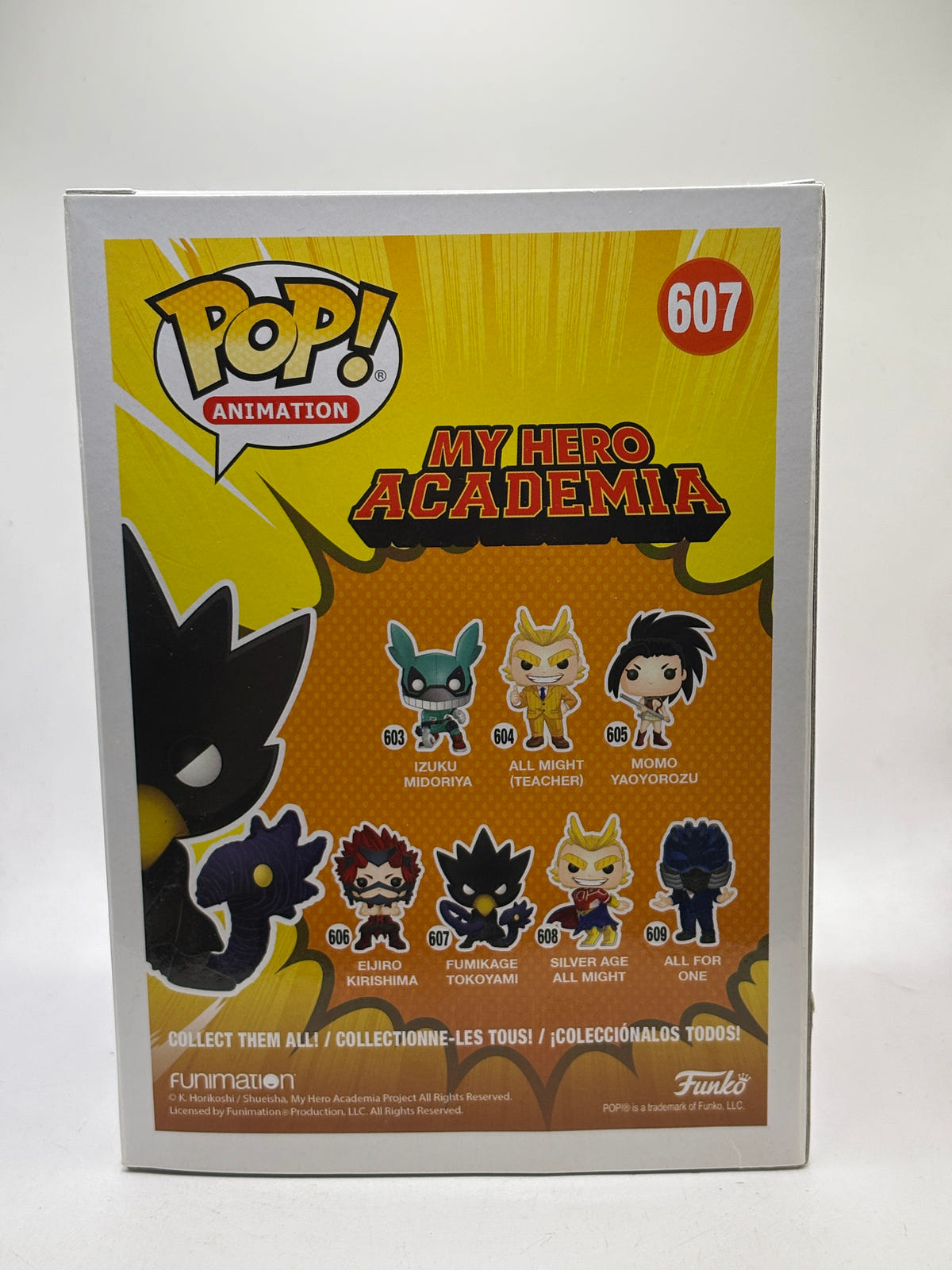 Funko POP! Animation My Hero Academia #607 Fumikage Tokoyami image 3