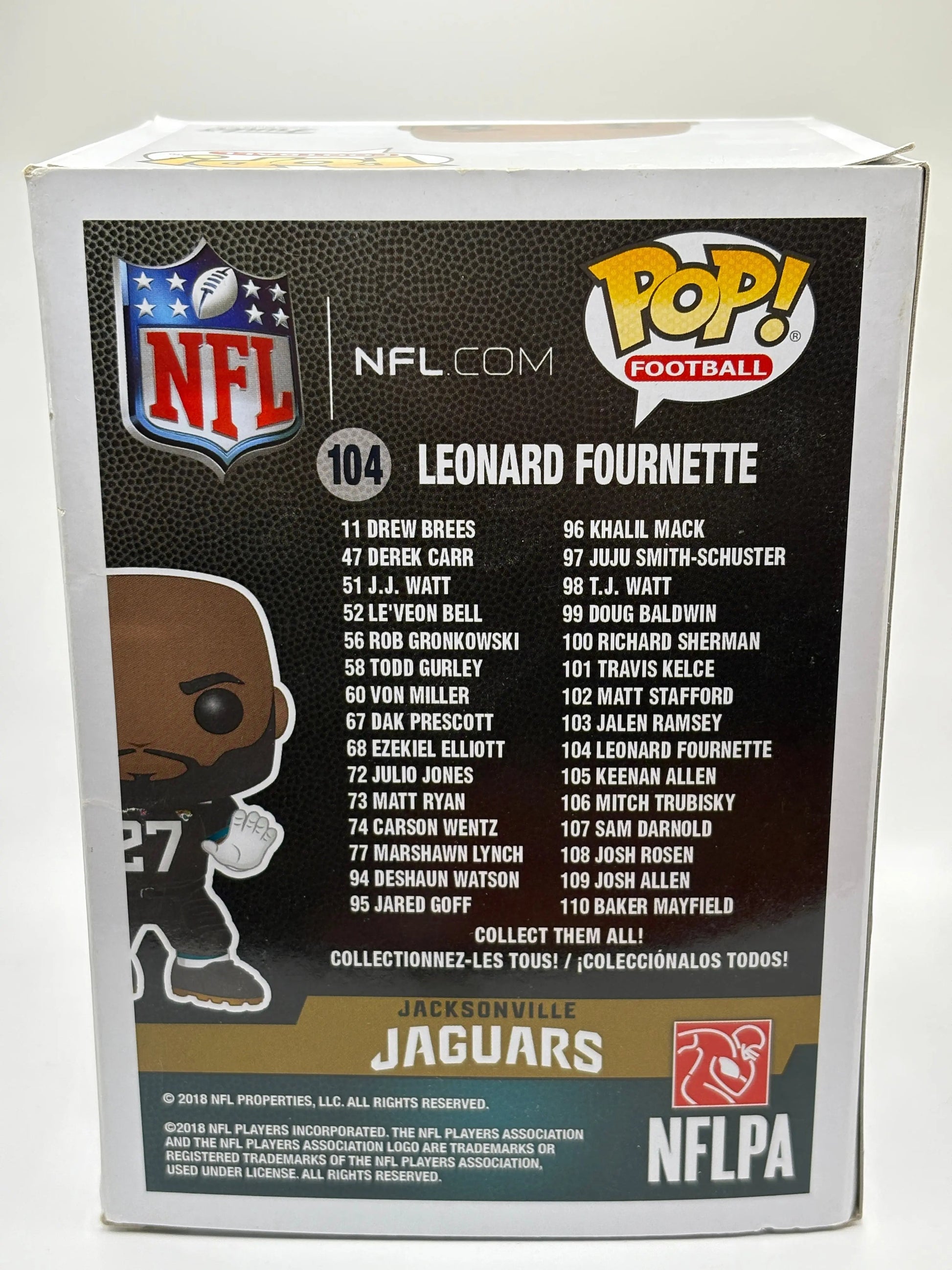 Funko POP! Football Jacksonville Jaguars #104 Leonard Fournette FRENLY BRICKS - Open 7 Days