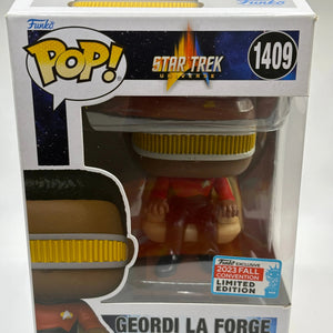 Funko POP! Star Trek Universe #1409 Geordi La Forge 2023 Fall Convention FRENLY BRICKS - Open 7 Days