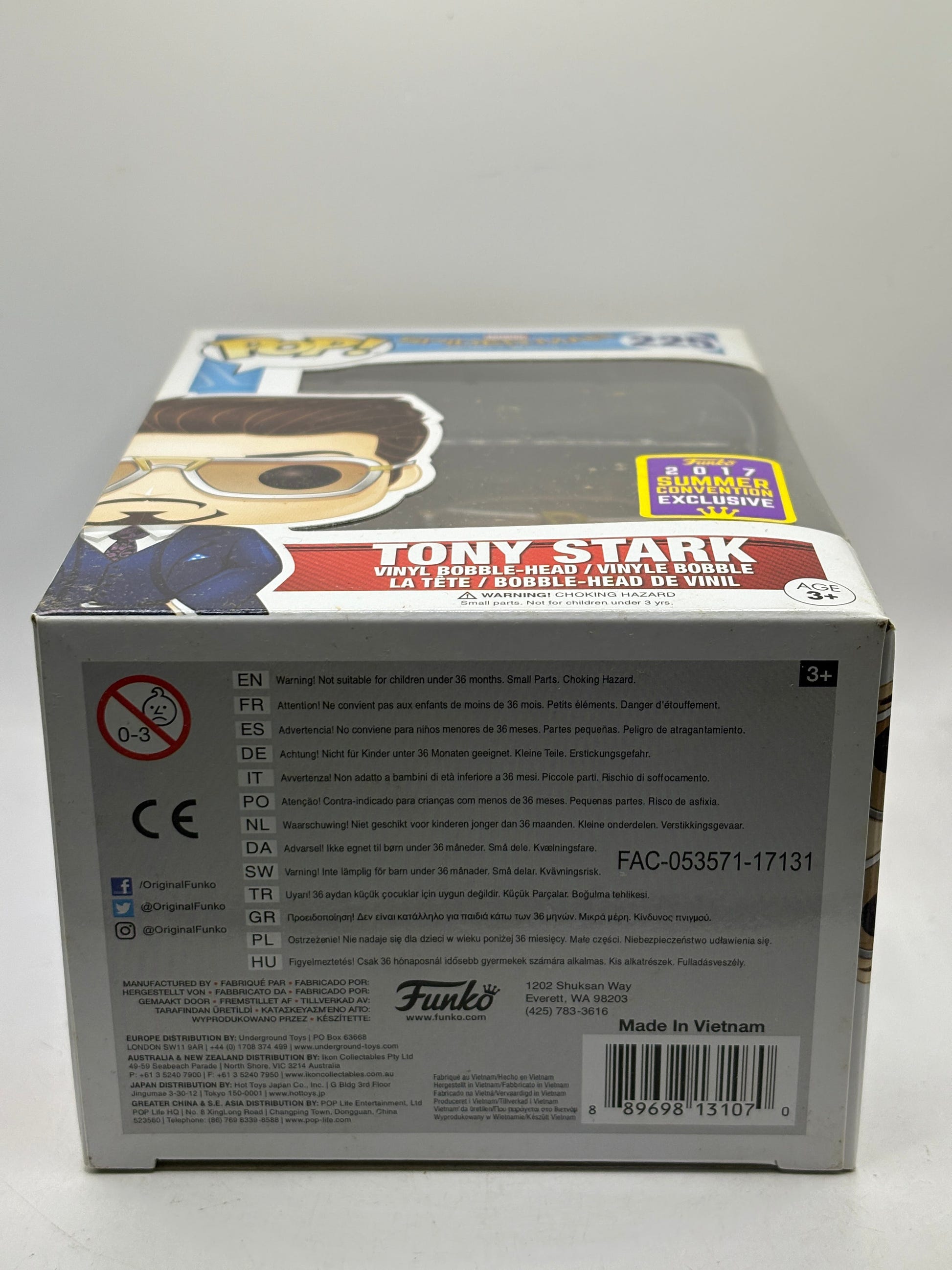 Funko POP! Marvel Spider-Man #225 Tony Stark 2017 Summer Convention, photo 6 image 6