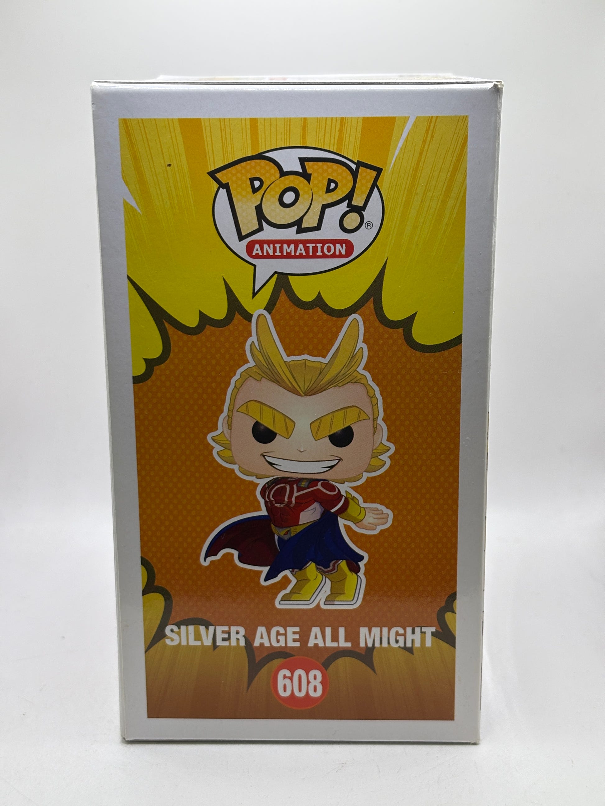Funko POP! Animation My Hero Academia #608 Silver Age All Might Vinyl Figure image 4