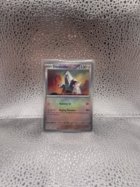 Pokemon TCG Duraludon Prismatic Evolutions 069/131 MASTER Ball Foil NM FRENLY BRICKS - Open 7 Days