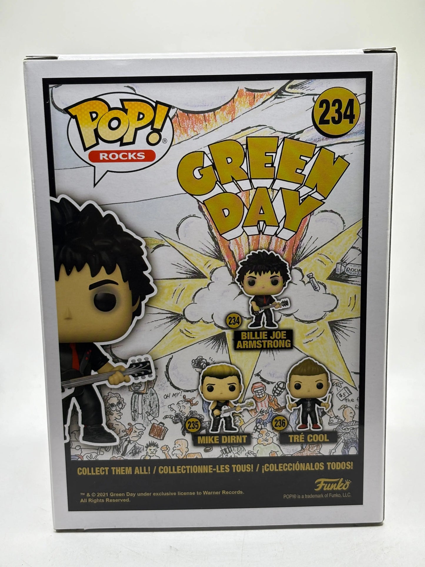 Funko POP! Rocks Green Day #234 Billie Joe Armstrong FRENLY BRICKS - Open 7 Days