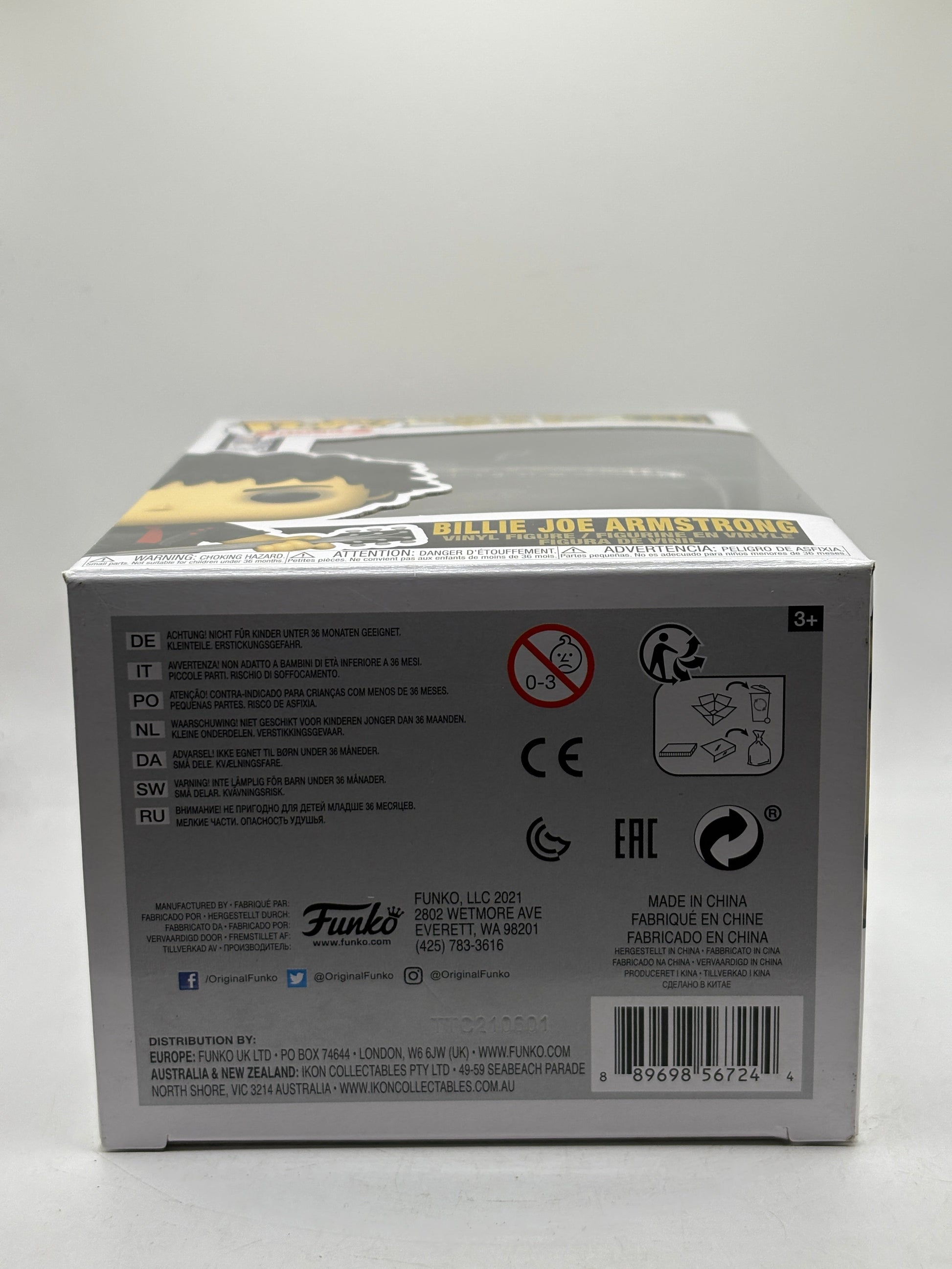 Funko POP! Rocks Green Day #234 Billie Joe Armstrong FRENLY BRICKS - Open 7 Days