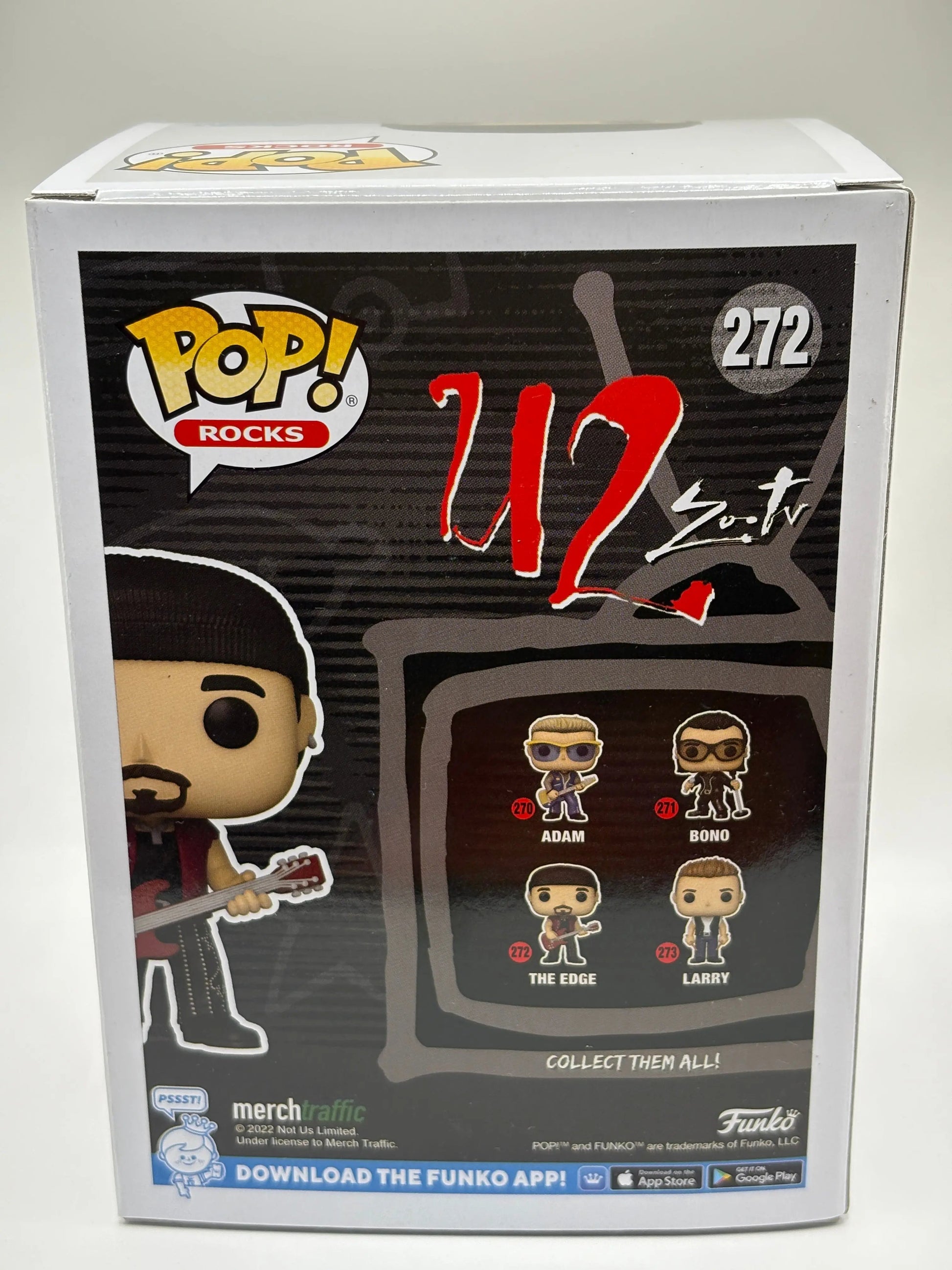 Funko POP! Rocks U2 #272 The Edge FRENLY BRICKS - Open 7 Days